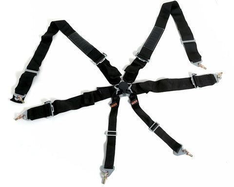 Status Racing 3 Inch 6 Point Cam Lock Harness Kit - FIA Approved