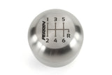 Perrin '17-'20 Honda Civic Brushed Stainless Steel Large Shift Knob - 6 Speed
