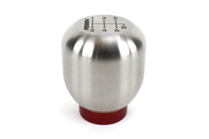 Perrin '17-'20 Honda Civic Brushed Stainless Steel Large Shift Knob - 6 Speed