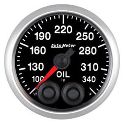 Autometer Elite Series 52mm Oil Temperature Gauge