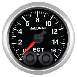 Autometer Elite Series 52mm Exhaust Gas Temperature Gauge