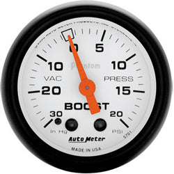 Autometer Phantom 30psi Mechanical Boost Gauge