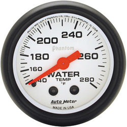 Autometer Phantom 120-240 Mechanical Water Temp Gauge