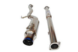 Invidia '03-'06 Mitsubishi Evo 76mm N1 Titanium Tip Cat-back Exhaust