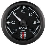 Stack 52mm Professional Stepper Motor Analogue Boost Pressure Gauge