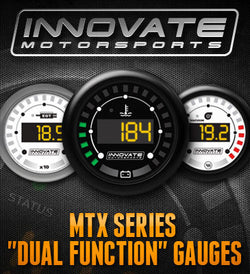 Innovate MTX Digital Vacuum/Boost & Shift Light Gauge Kit