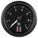 Stack 52mm Professional Stepper Motor Analogue Oil Pressure Gauge